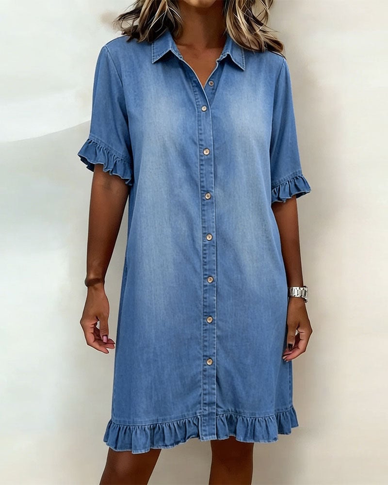 Denim Rypytys Mekko